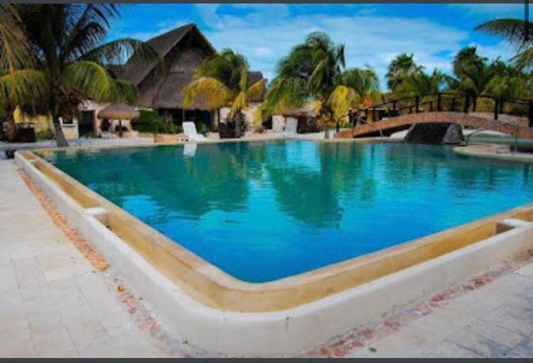 Two Bedroom Beachfront Villa Celestun Ngoại thất bức ảnh